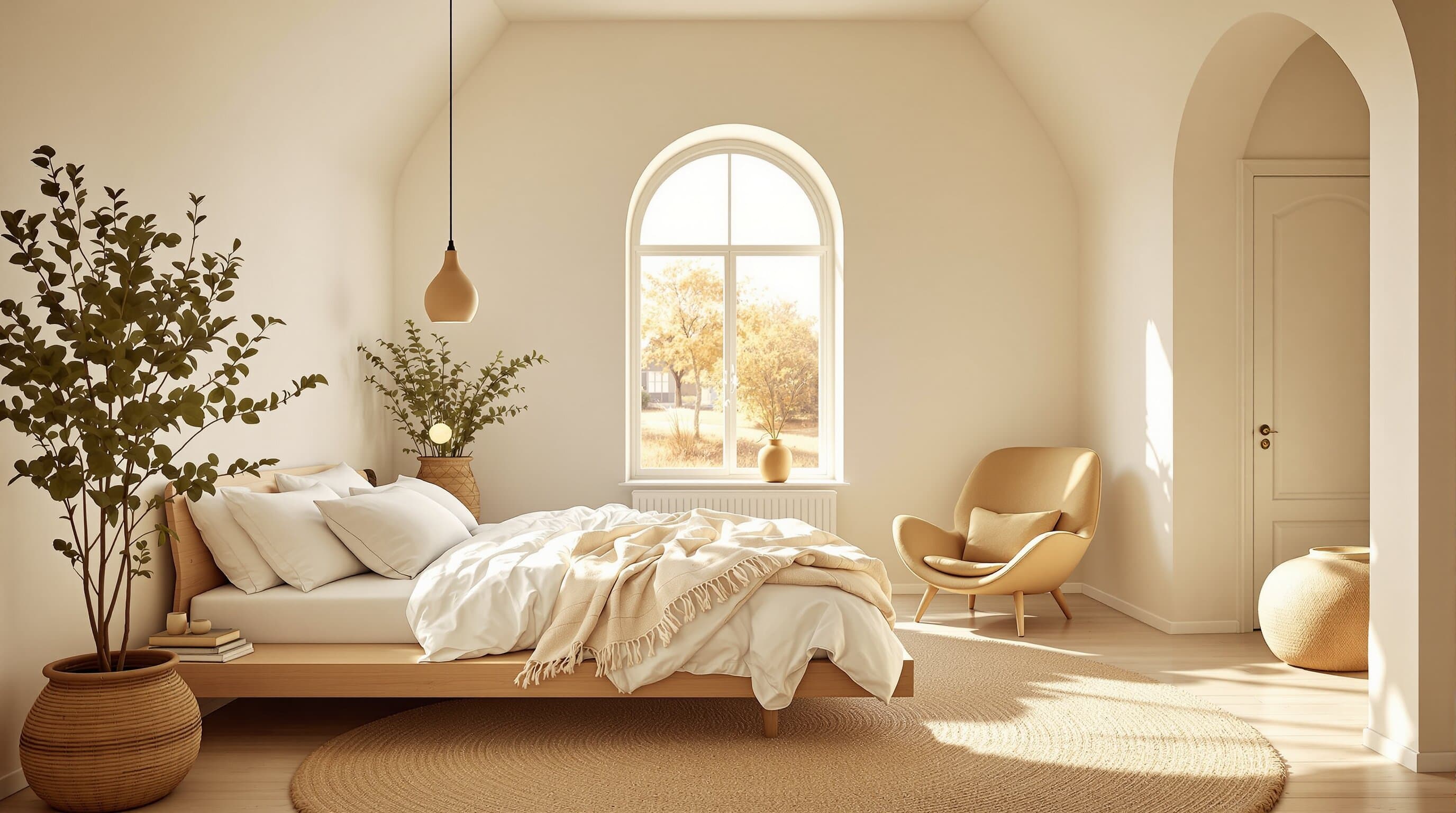 Sunlit interior